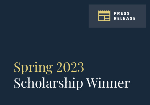 Difference Makers Spring 2023 Scholarship Winner
